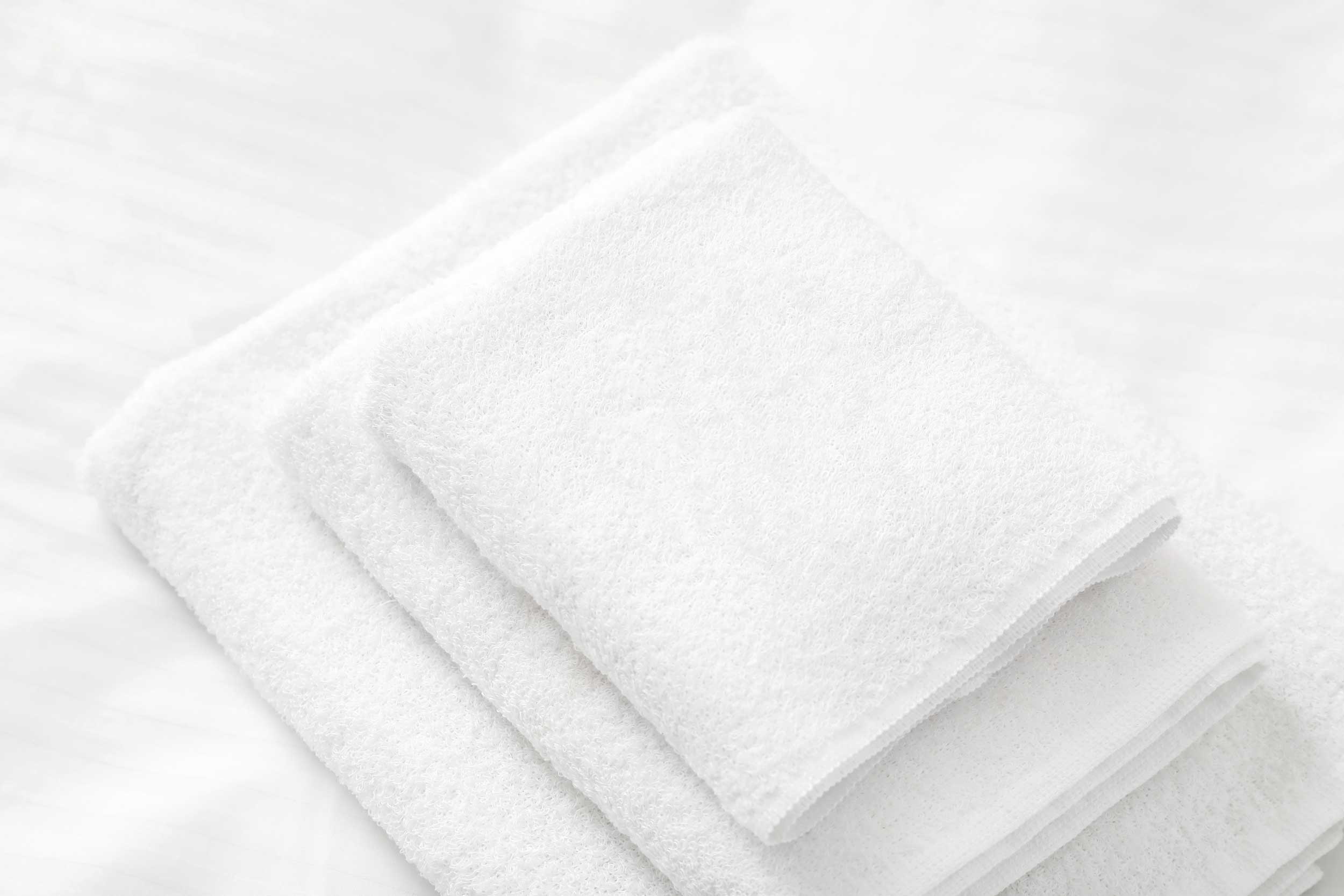 Commercial white towel delivery